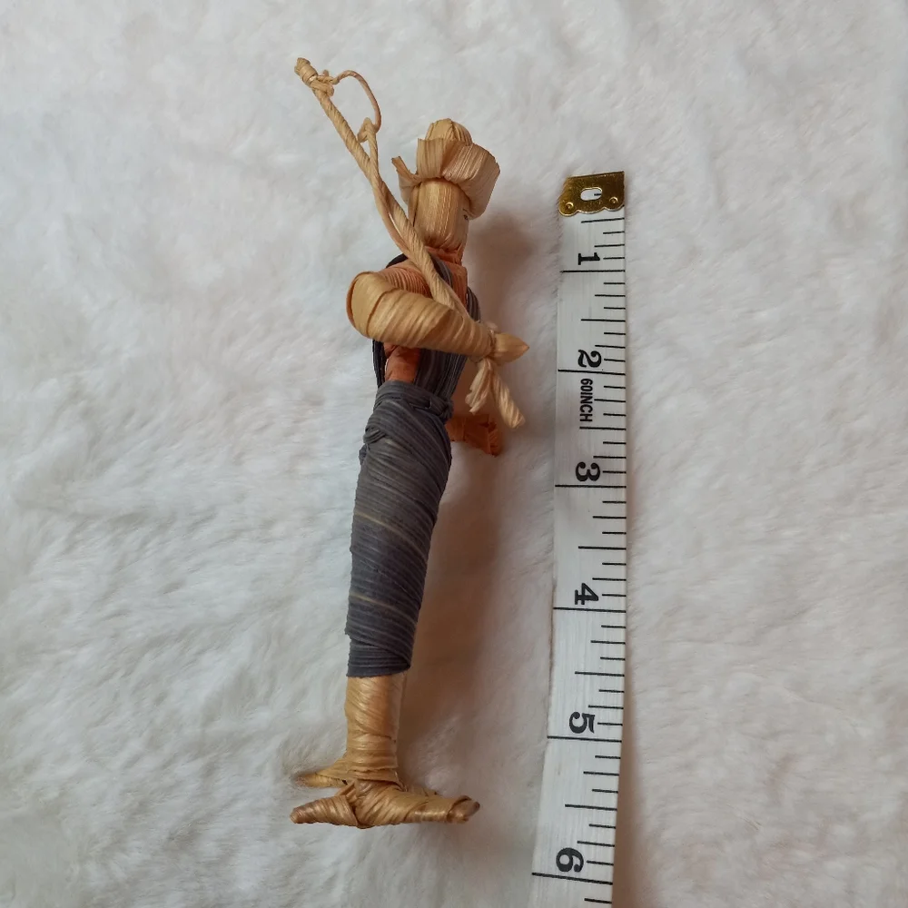Vintage Fisherman Cornhusk Doll